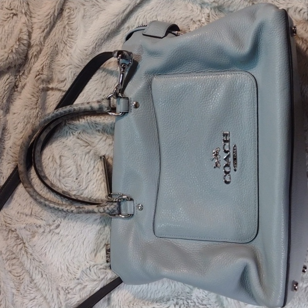 Light Blue Coach Crossbody
